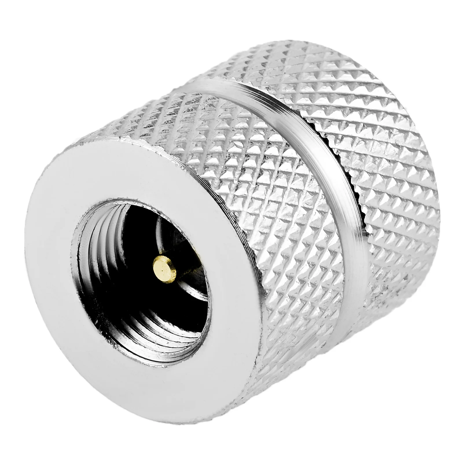 Camping Gas OD can Adapter Copper and Aluminum Alloy Flat Air Connector Valve Safe Connecting OD Gas Bottles Hiking Outdoor BBQ
