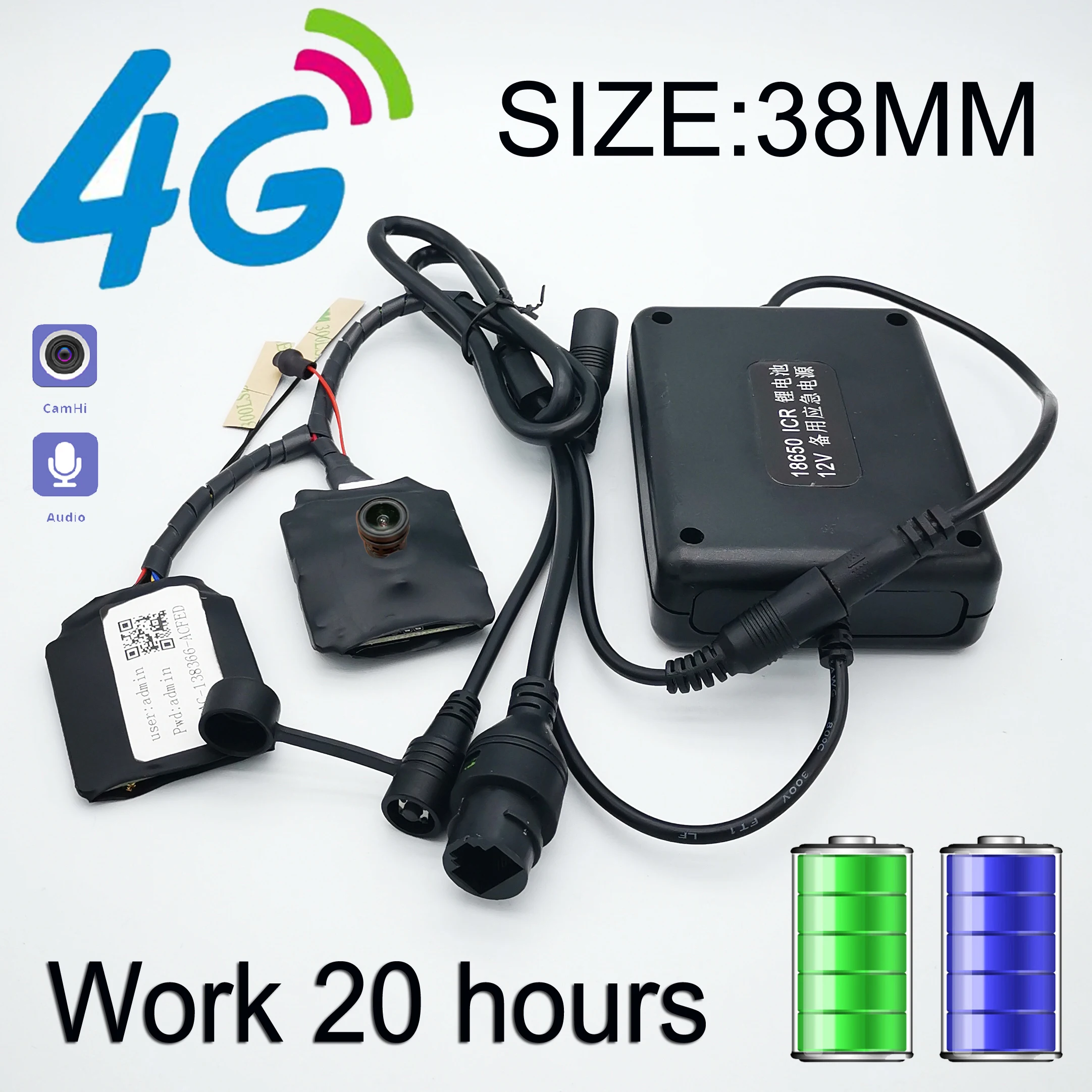 4g Battery Mini Cam Pin Hole Power Battery Camera Cctv P2p Onvif Audio 3g 4g Sim Kamera Module Chip Board Ip P2p Indoor Camhipro