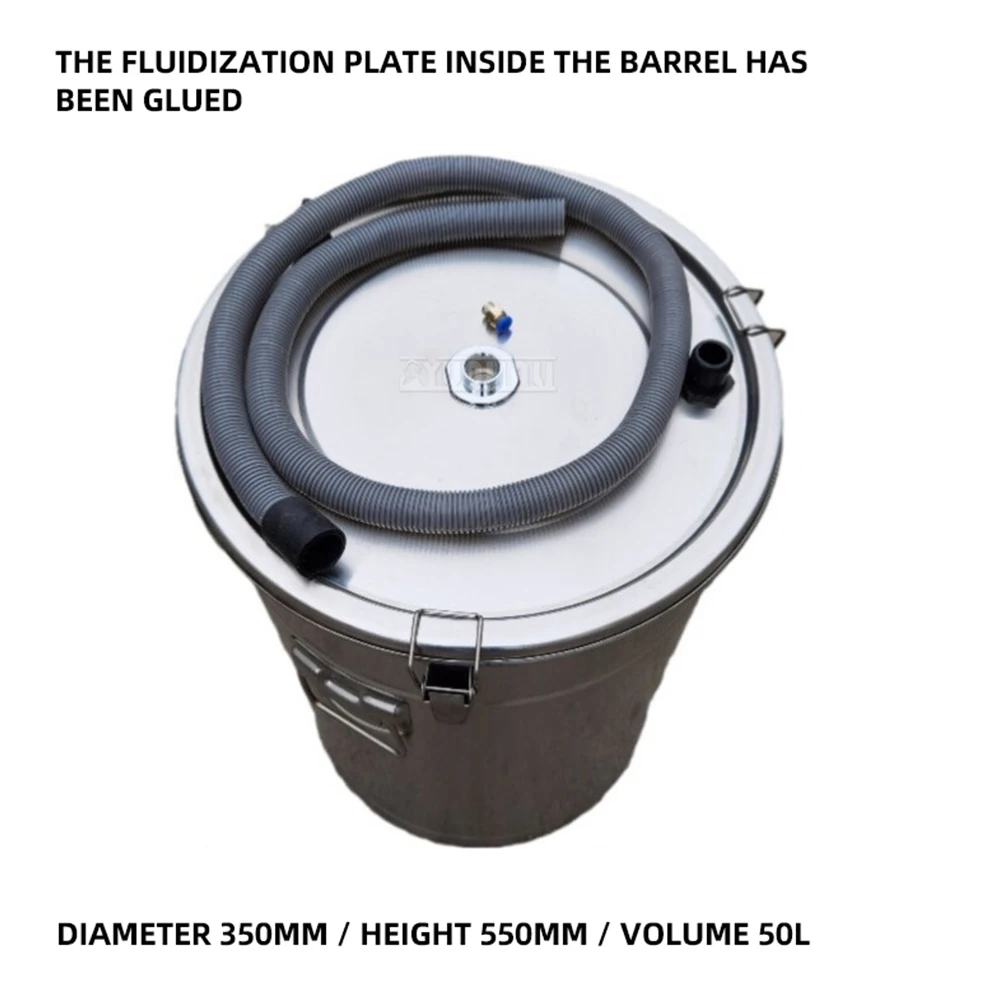 Electrostatic Spraying Machine Test Powder Bucket – Experimental Powder Hopper, Powder Coating Machine Spare Parts Powder Bucket