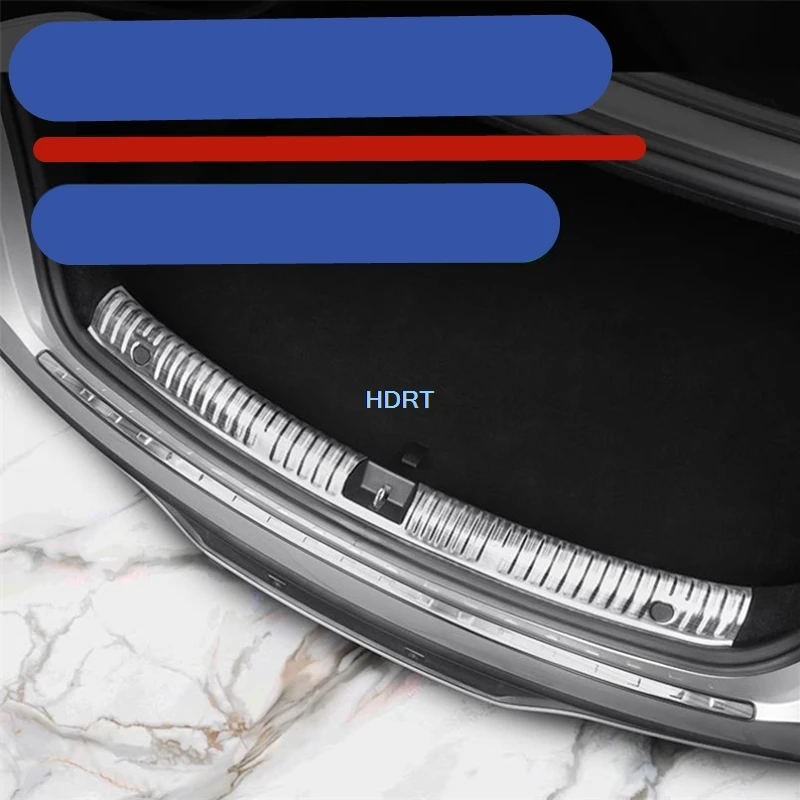 Car Styling Decoration Accessories Door Sill Threshold Welcome Pedal Scuff Plate Rear Trunk Guard Cover For BYD Seal 06 2024 +