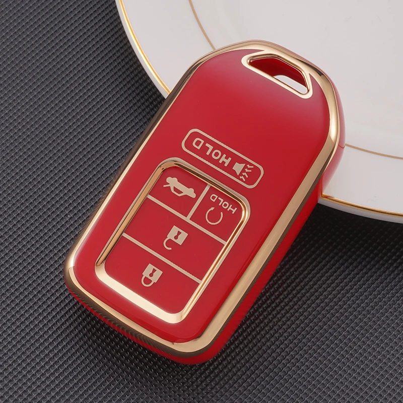 TPU Car Remote Key Case Cover For Honda CRV CR-V Fit Civic Accord HR-V HRV City Odyssey XR-V Shell Holder Protector