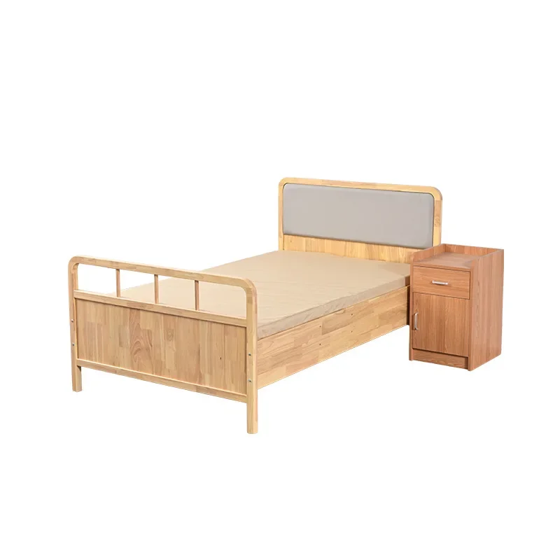 Nursing Nursing Bed, Wood Surrounded Nursing H Senior-friendly Home Care Elderly Bed