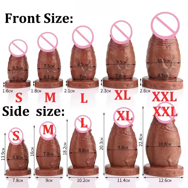 Erotic Huge Dildo Anus Expansion Silicone Butt Plug Prostate Massager Vagina Big Dick Anal Plug Adult SM Sex Toys For Men Women