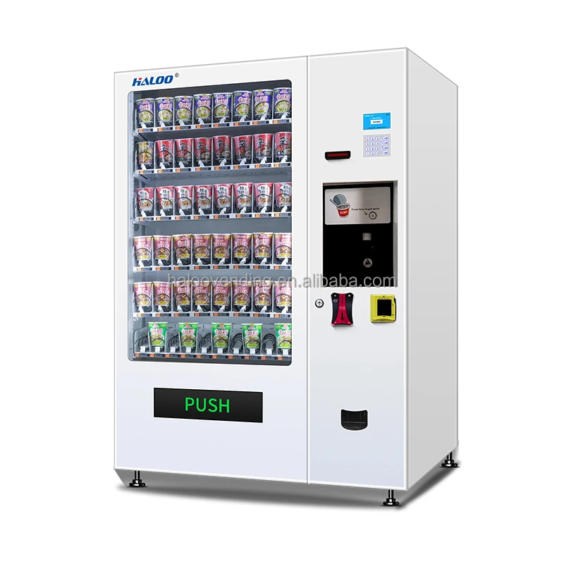 24hrs Self Service Cup Noodle Vending Machine Hot Water Cup Noodle Vending Machine