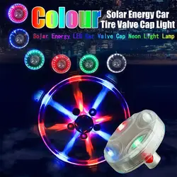 Tire Valve Light Waterproof Wheel Light Valve Solar LED Lamp Auto Solar Energy Flashing Lights For Car Truck Motorcycle Rvs Suvs