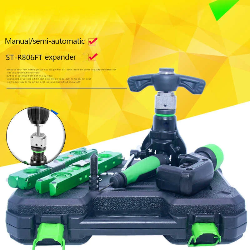 

6-19MM Air-conditioning Copper Pipe Expander Set Eccentric Reamer Metric Flare Tool ST-806FT ST-809AM Metric Tube Expander