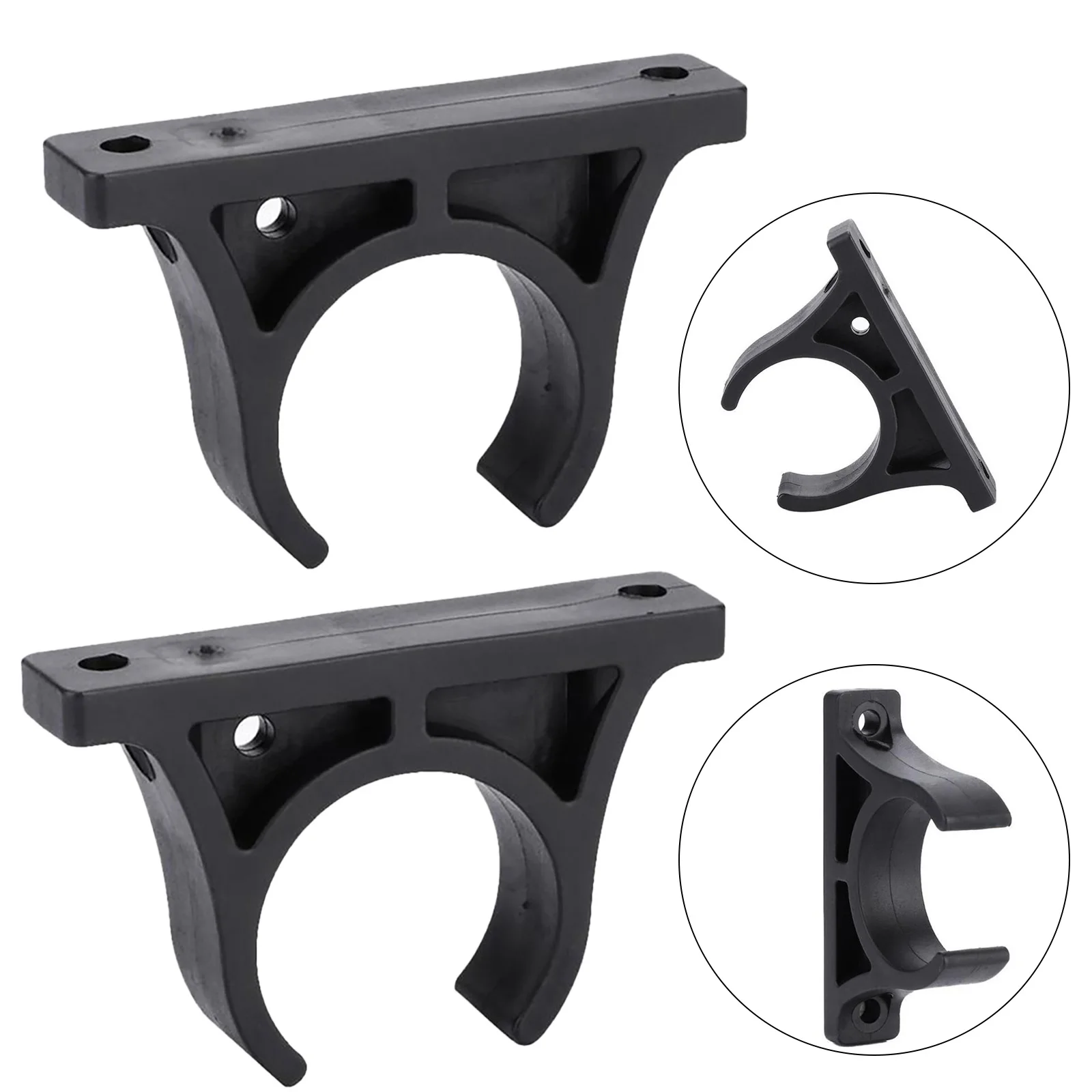 1 Pair Kayaks Paddle Clips Plastic Paddle Oar Holder Clips Keeper For Canoes And Small Rowing Boats Accessories