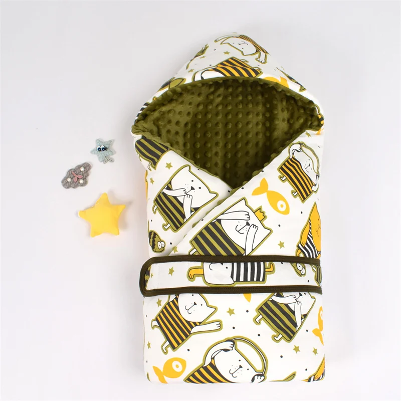 

Чехлы на детские сумки, осенне-зимнее плотное и увеличенное бархатное одеяло с фасолью, успокаивающая одежда для пеленания начала и прыжков