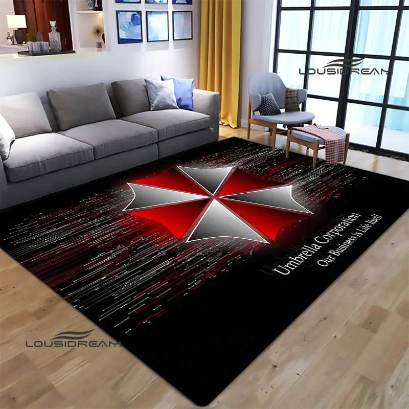 R-Resident Evil Umbrella Printed carpet Non -slip carpet carpets for living room area rug Door pad bedroom decor birthday gift