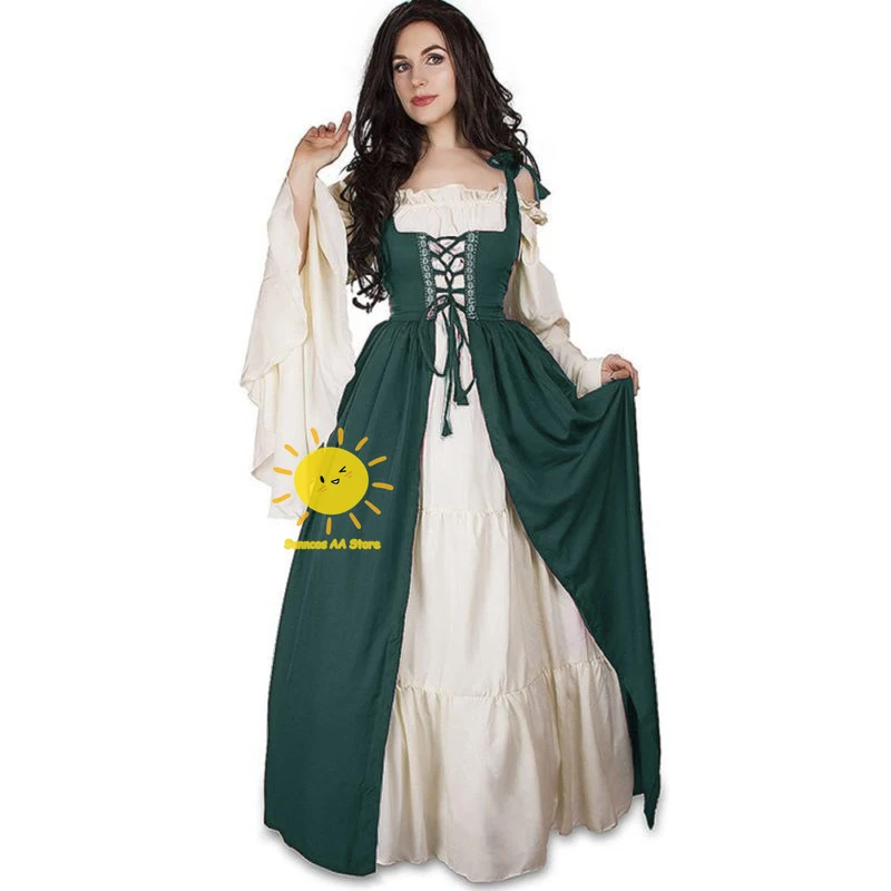 Mittelalter liche Renaissance Cosplay Frauen Kostüm Cosplay über Anzug Wein rot Kleid Weste Victoria Prinzessin Steam Punk Strap Plus Size