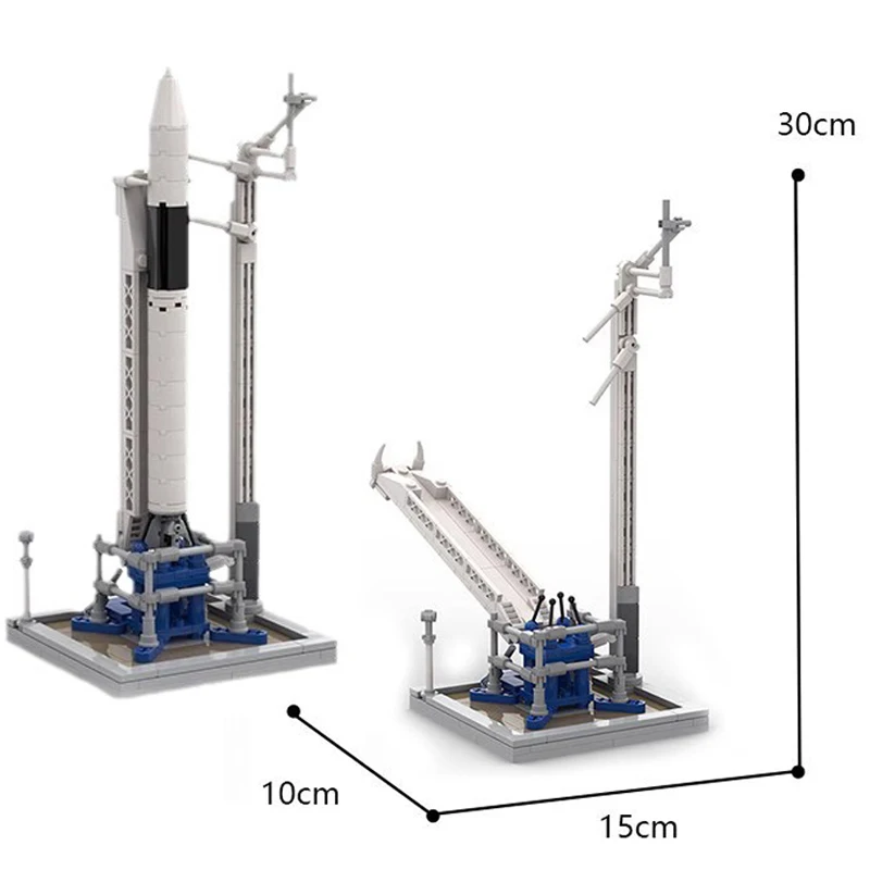 

DIY 89466, модель запуска, технология, набор строительных кирпичей, космическая серия, научная сборка, образовательные блоки MOC, детские игрушки, подарки