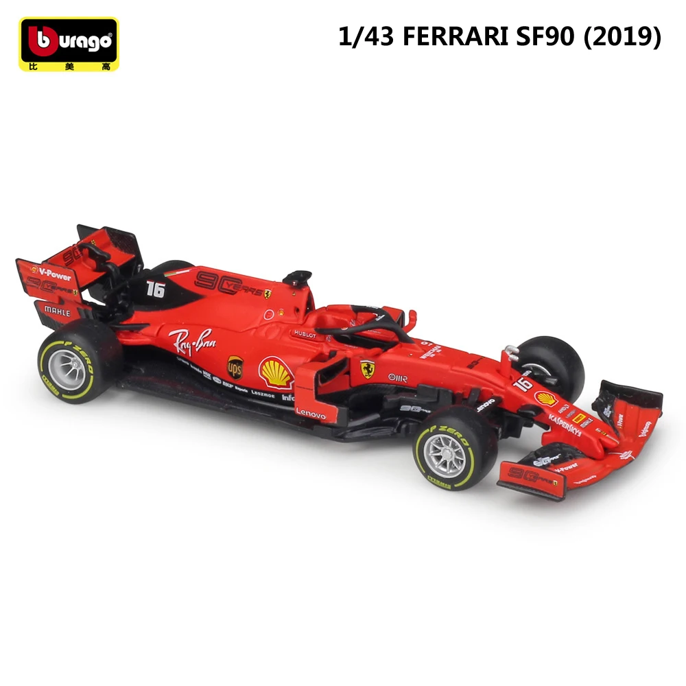 2022 Ferrari SF75/SF21 Bburago Diecast 1:43 Car Metal F1 Model Car Formula One Toy Racing Car Formula 1 Alloy Toy Collection