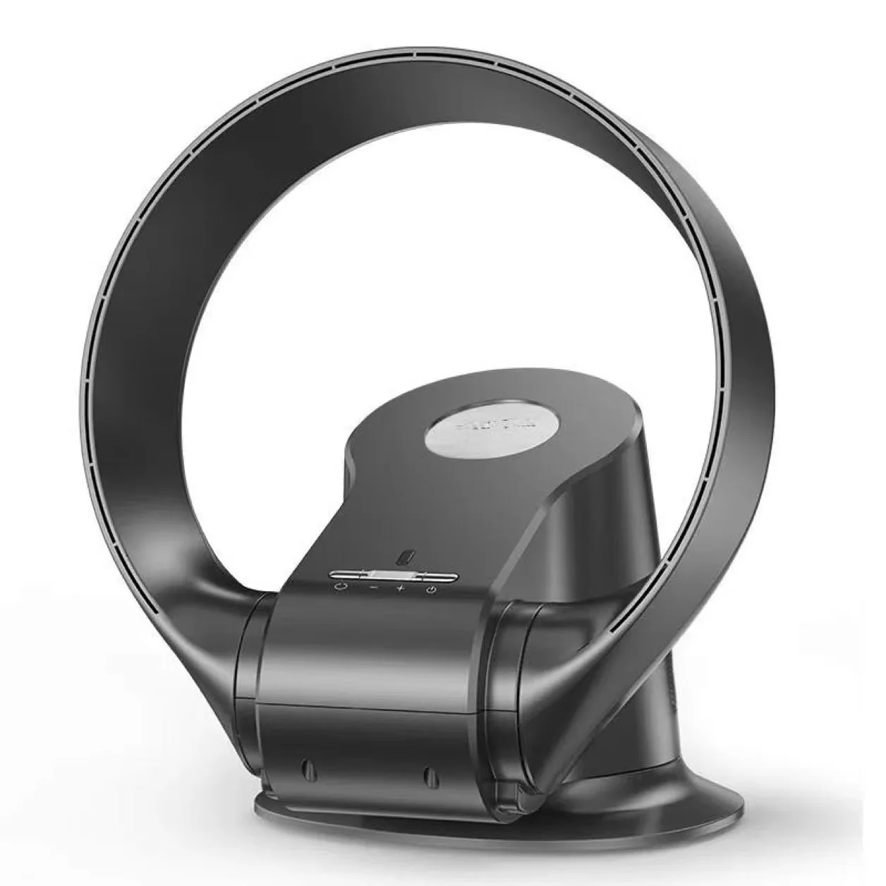 Modern plastic bladeless wall-mounted air cooling fan Digital temperature-controlled electric fan