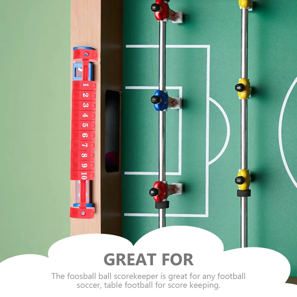 

2 Pcs Billiard Scorer Foosball Table Counters Fooseball Game Pool Shuffleboard Soccer Keeper Keepers for