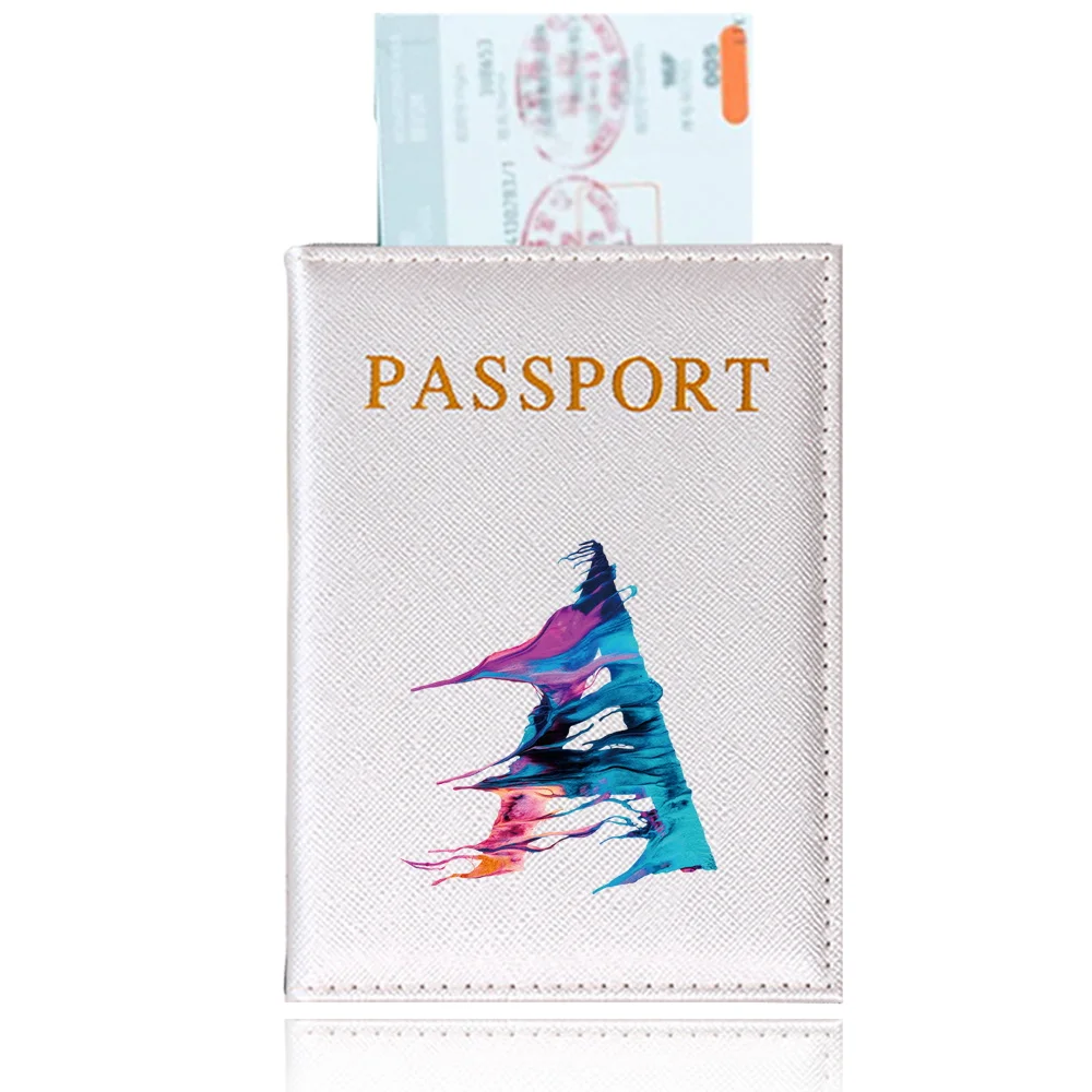 Passport Holder Passport Case Travel Waterproof Passport Protective Cover Paint Letter Series Holder Air Plan Travel Accessories