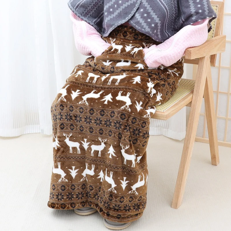 Elderly  Knee Warmer Blanket - Half Body Wrap with Knee Protector for Cold Protection & Nursing Care