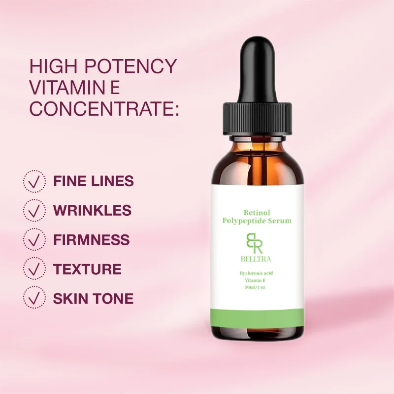 Retinol Facial Serum Organic Whitening Anti-Aging Wrinkle Essence Face Skin Care Vitamin Hyaluronic Acid Moisturizing