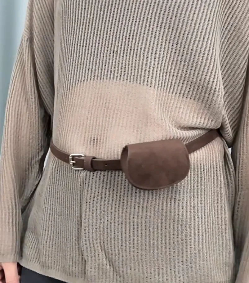 Tas Kulit Suede Imitasi Vintage Wanita Korset Wanita Cummerbund Mantel Ikat Pinggang Gaun Dekorasi Sabuk Sempit J1669