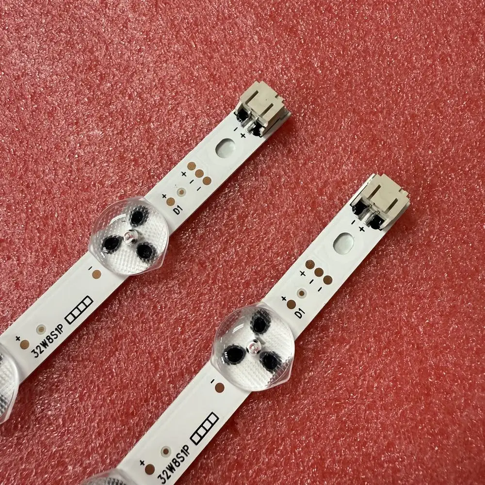 

2pcs/set LED backlight strip 8LED For 32PFL4509/F8 32PFL4901 32PFL4909 32inch NDF UDULED0GS038 32W8S1P
