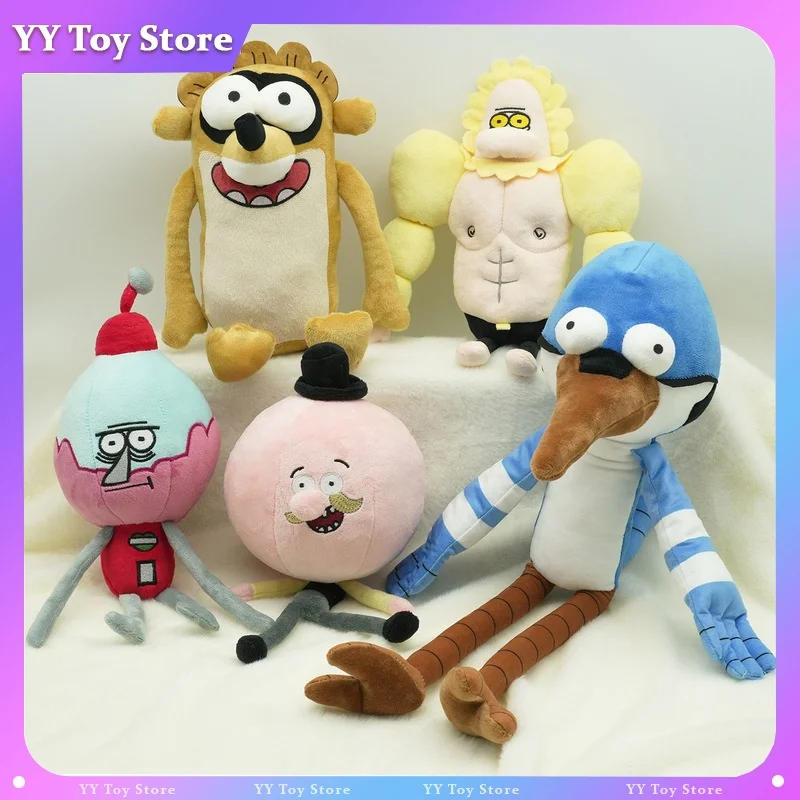 

【In Stock】Regular Show Plush Toy Cartoon Character Cute Plush Doll Kawaii Home Ornament Collection Birthday Gift For Fans