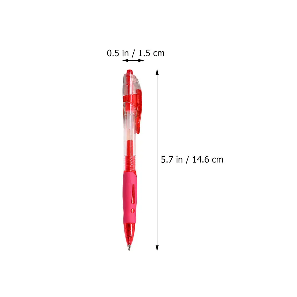 12 قطعة أقلام جل مضادة للانزلاق مكتب الطالب المحمولة الصحافة الكتابة العرض العمل المنزلي السلس الكتابة ملحق طالب القلم #5