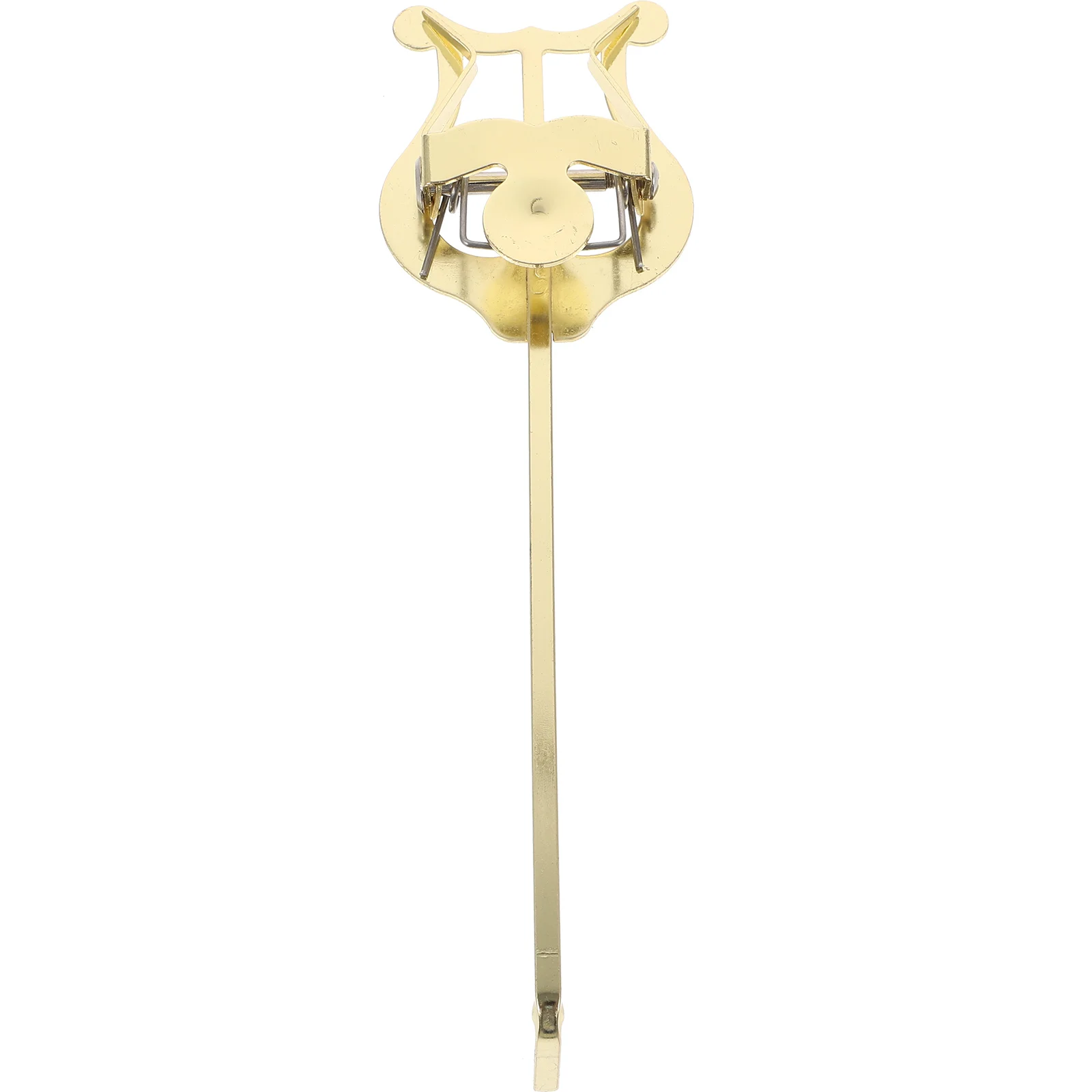 Trompeta portátil Lira, Clip de partituras de Metal dorado, compacto, fácil de instalar para accesorios de instrumentos Cornet, soporte de puntuación