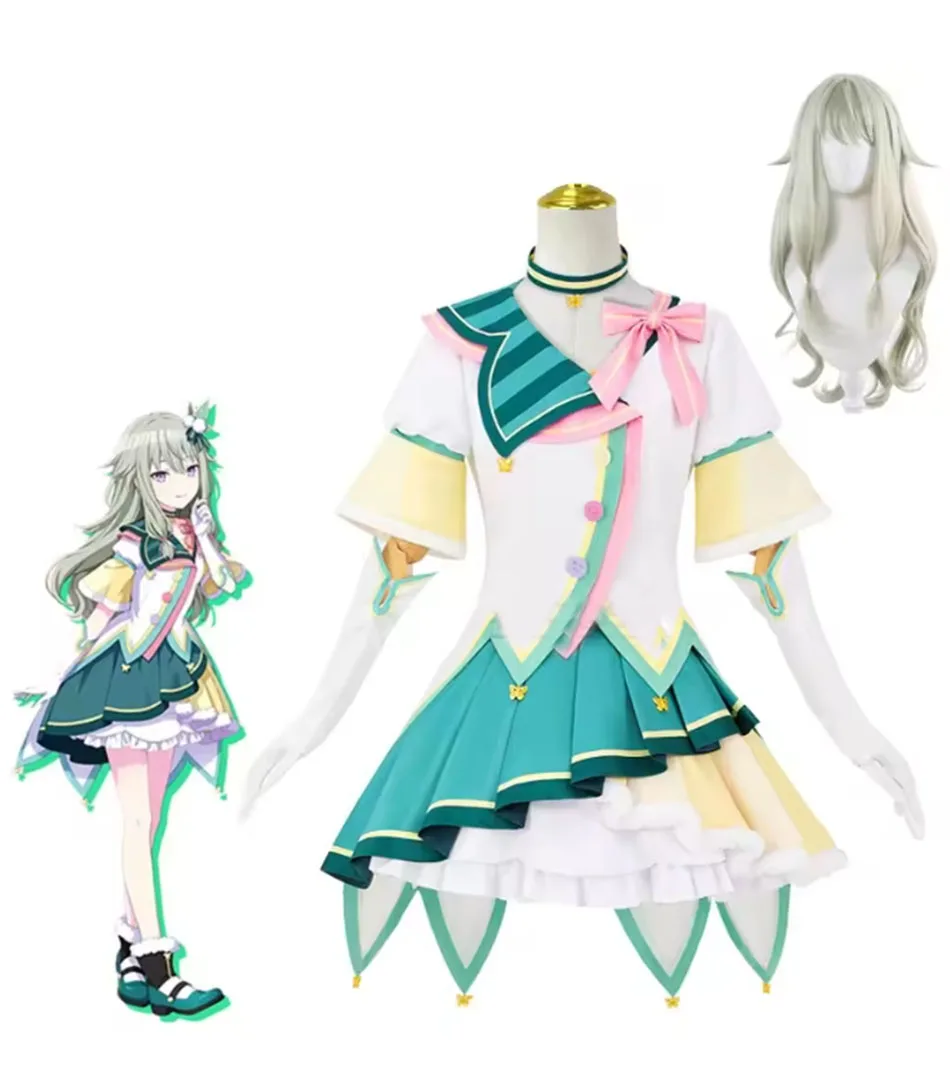 Anime Kusanagi Nene przebranie na karnawał projekt Sekai kolorowa scena lolita cos pjsk 3rd cos księżniczka sukienka peruka kostium na Halloween