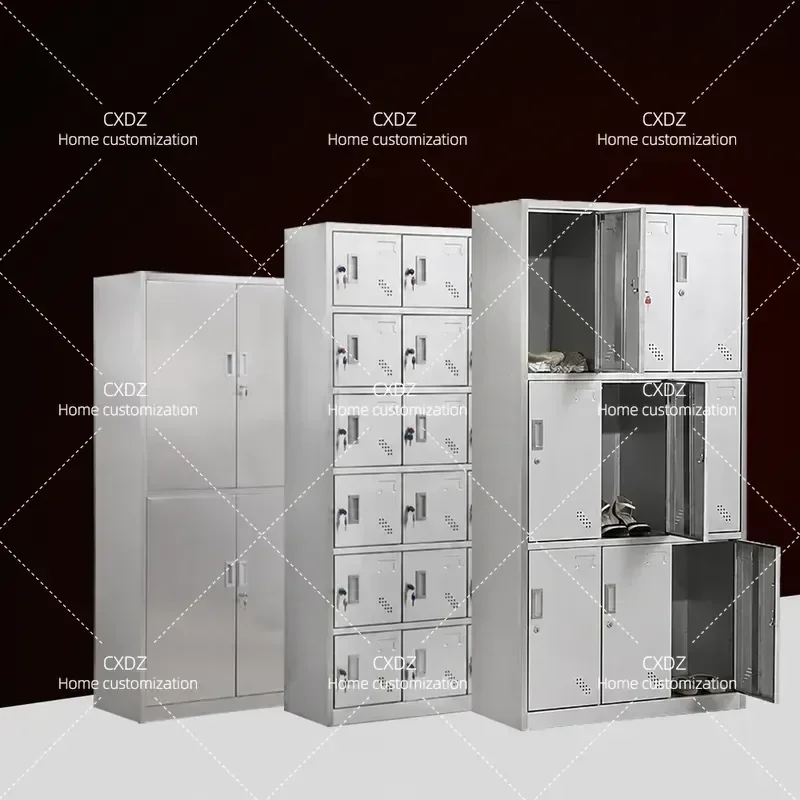 Stainless Steel UV Sterilization Locker with Induction Lock for Food Factory Document Filing Drug Storage and Staff Use