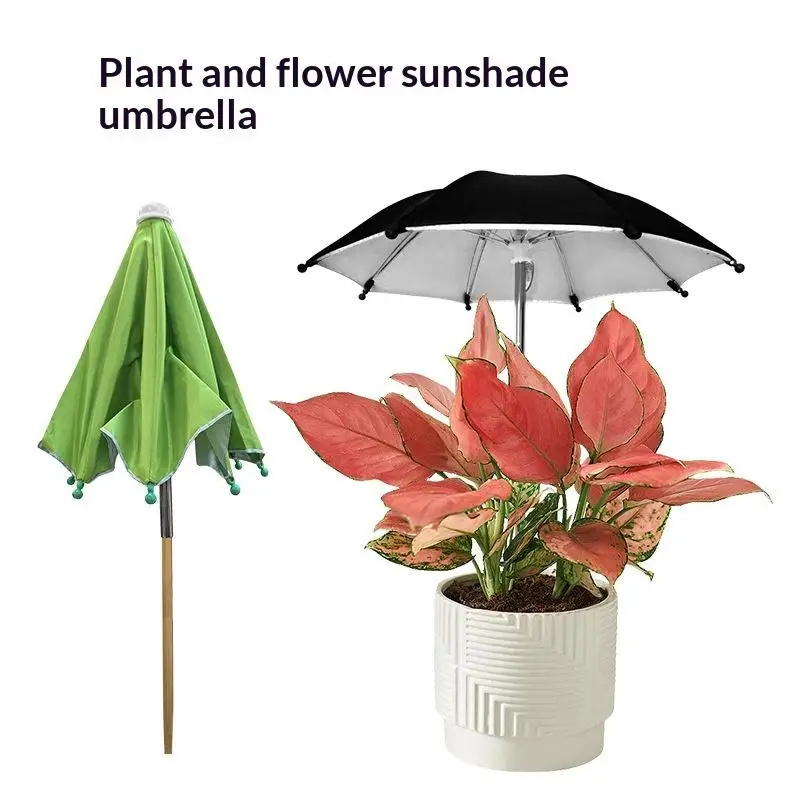Adjustable Height Plant Umbrella  Outdoor Garden Sun Shade Screen for Seedlings Vegetables Flowers