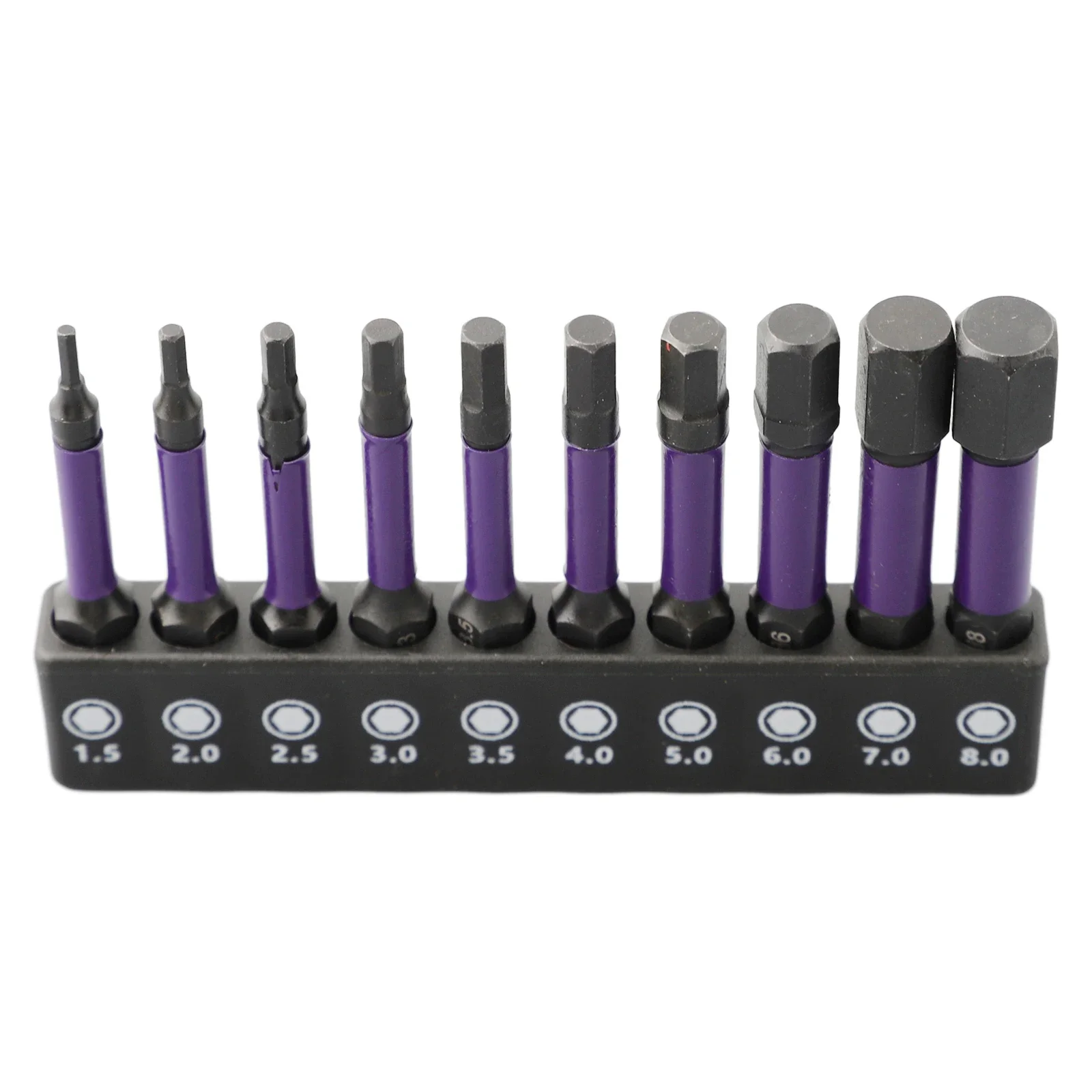 Professional Screwdriver Bit Set  10Pcs  14 Shank  H1 5 H6  Suitable for High Strength Screw Driving Operations