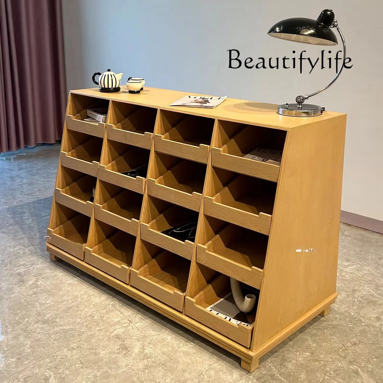 

Clothing Store Nakajima Cabinet Display Cabinet Shoes Bag Display Cabinet Store Container Product Display Stand