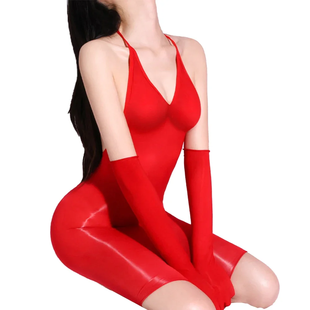 

Mid-length Hip Skirt Halter Neck Dress Hotel Sleep Home All Seasons Brand New Microelasticity Sleeveless For Home
