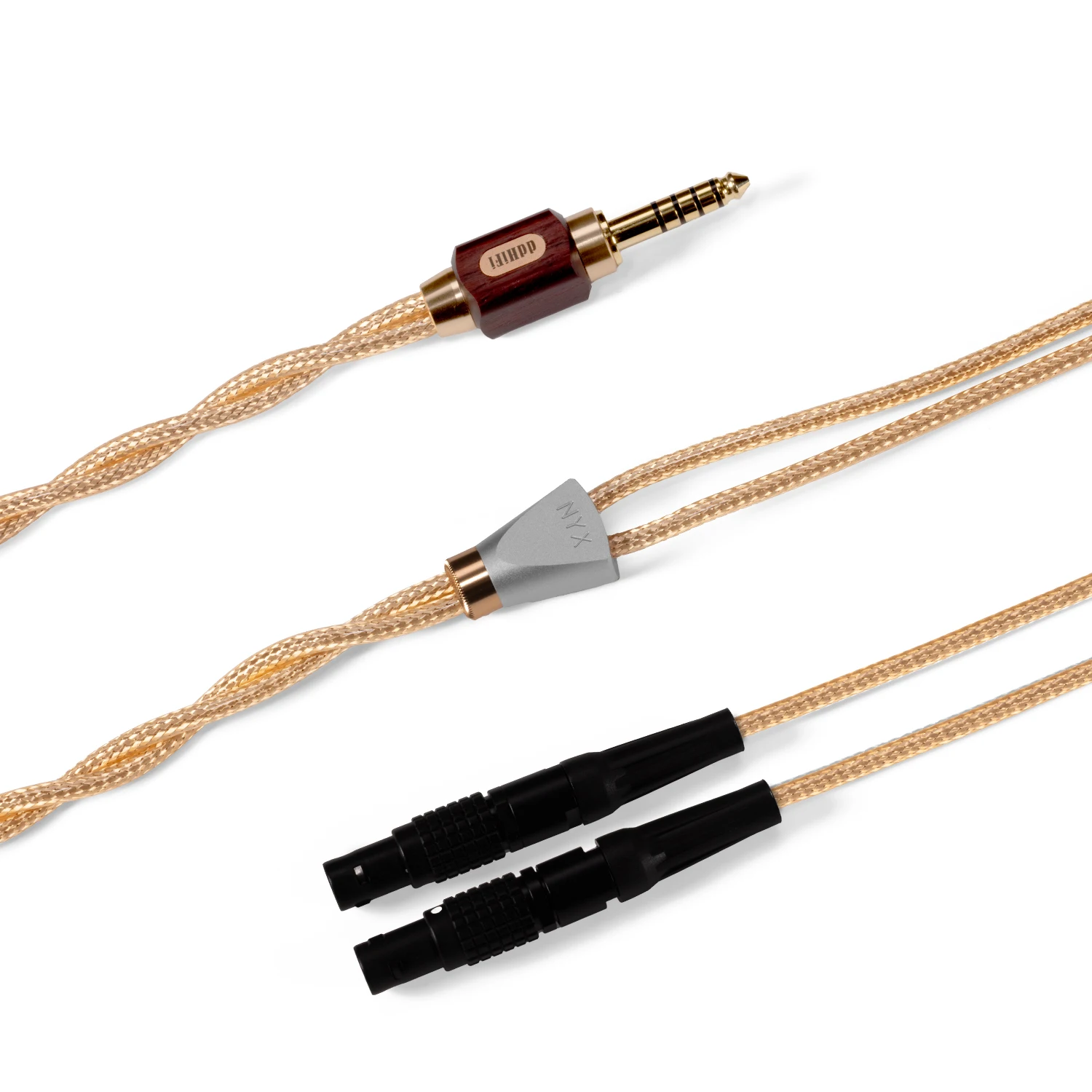 DD ddHiFi BC150G 4,4 mm gebalanceerde hoofdtelefoon-upgradekabel Zilver OCC koperen zwevende afscherming voor Sennheiser Focal AT Sony & meer