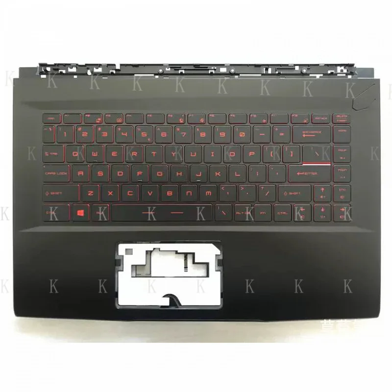C  FOR MSI GF65 MS-16W1 US Black Palmrest w/Keyboard