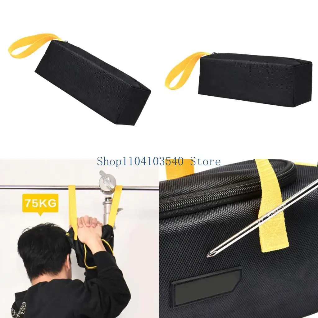

02DC Commercial Square Utility Bag Meet Interlaced Thread Reinforcement Spacious Interior For Wrenches And Pliers