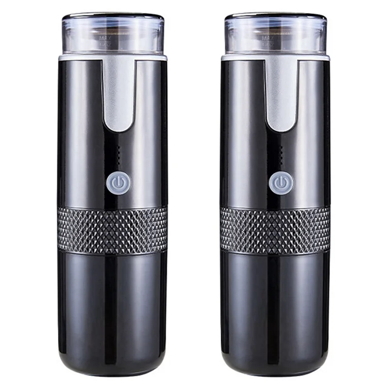 ماكينة صنع القهوة الإلكترونية DHIPP-2X ماكينة إسبريسو قابلة لإعادة الشحن، ماكينة صنع القهوة المطحونة والإسبريسو أثناء السفر والتخييم