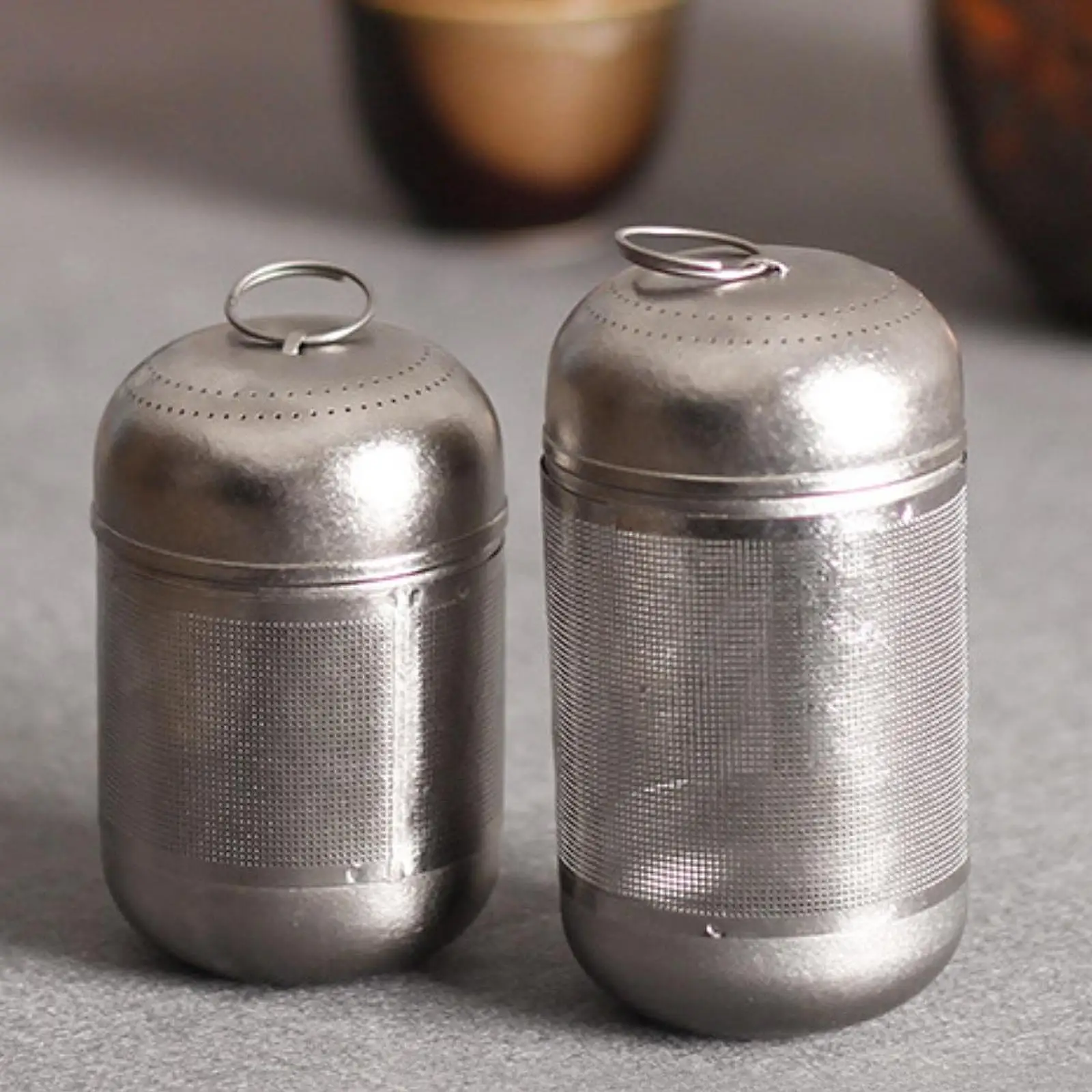 

Titanium Tea Strainer Teaware Portable Reusable Tea Tool Kitchen Accessories for Spice Pack Meeting Office Loose Leaf Home