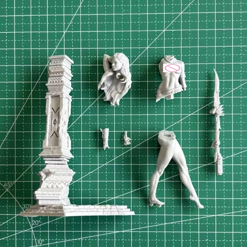 Kit de modelo de figura de resina fundida a escala 1/24, guerrera cazadora NSFW, Hobby, juguetes en miniatura sin montar, sin pintar, Diorama DIY