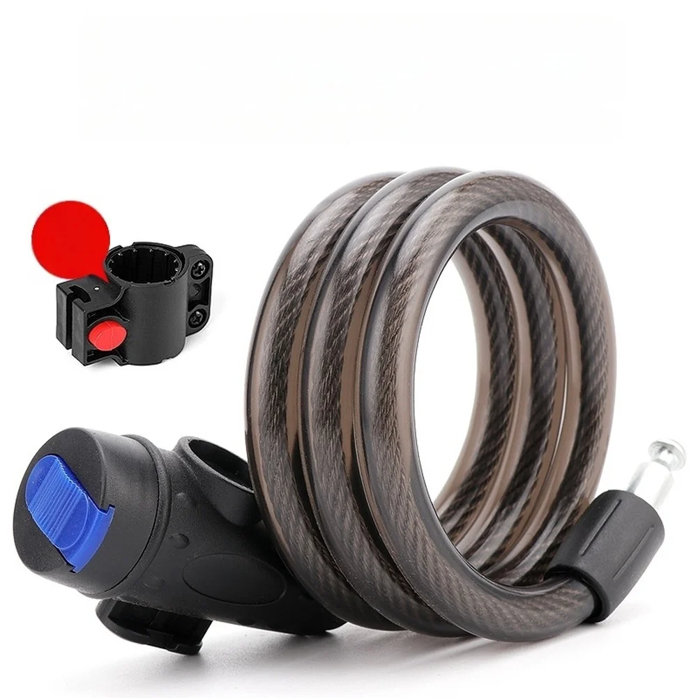 Bike Cable Lock With 2 Keys Anti-Theft Steel Wire Security Lock Round Cycling Lock For Bicycle Mountain Bike Road Bike Scooter
