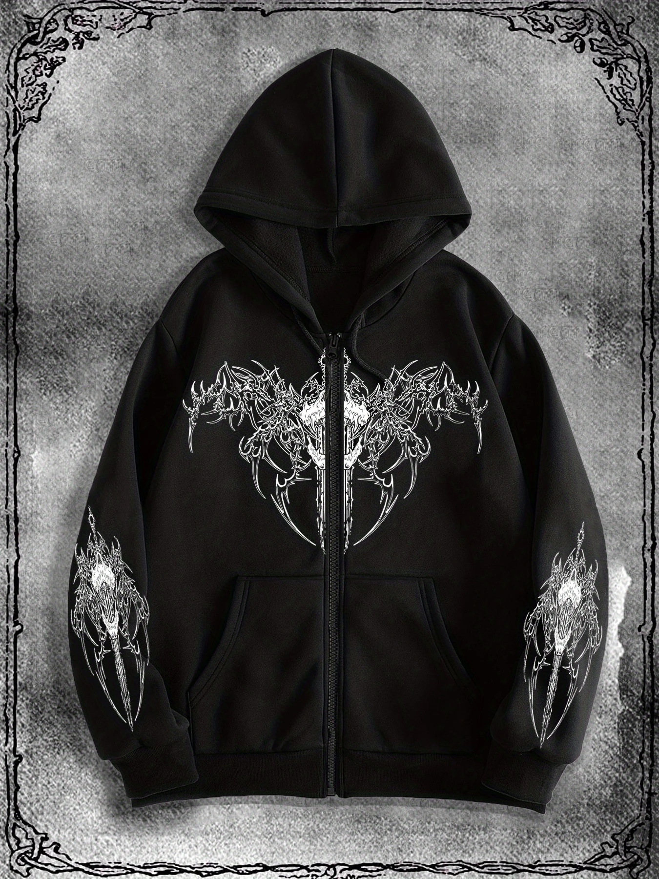 Hot Original Dark Style Zip-Up - Street Fashion Zip Up Hoodie recension och pris