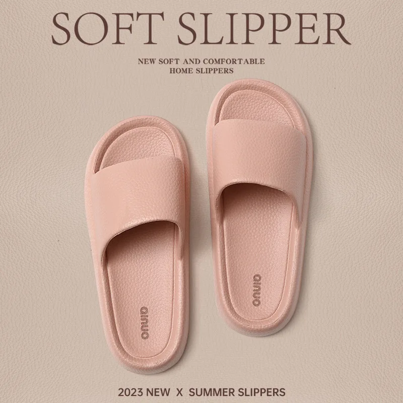 Smile Pop Summer EVA Slippers For Women Lovely Flat Sole Women\'s Slippers Outdoor Fashion Non-slip Slides Home Cozy Women Shoes