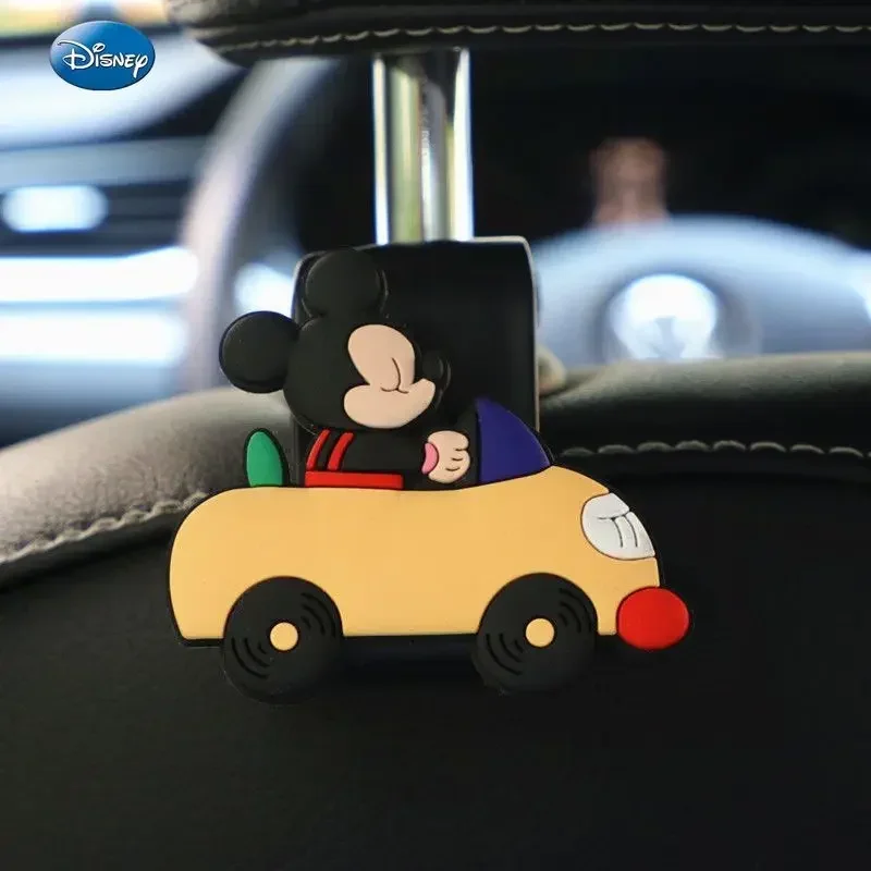 Disney car interior hook, hidden car hook behind the seat buckle, rear  small items Mickey and Minnie cartoon car hook  anime