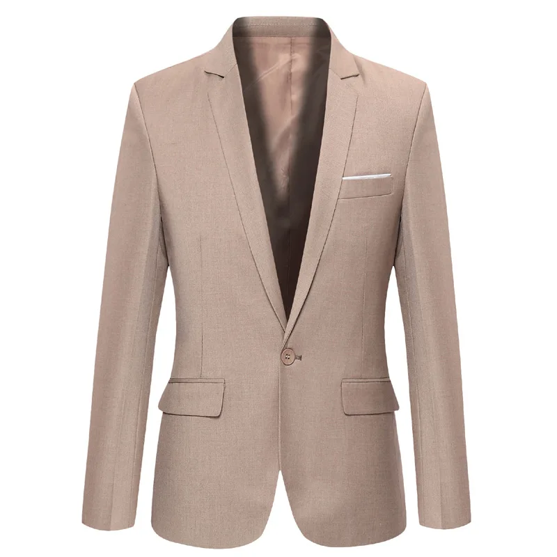 

P-48 Single-piece men's suits, casual business suits, professional suits, slim-fitting small suits, single-piece jackets for men