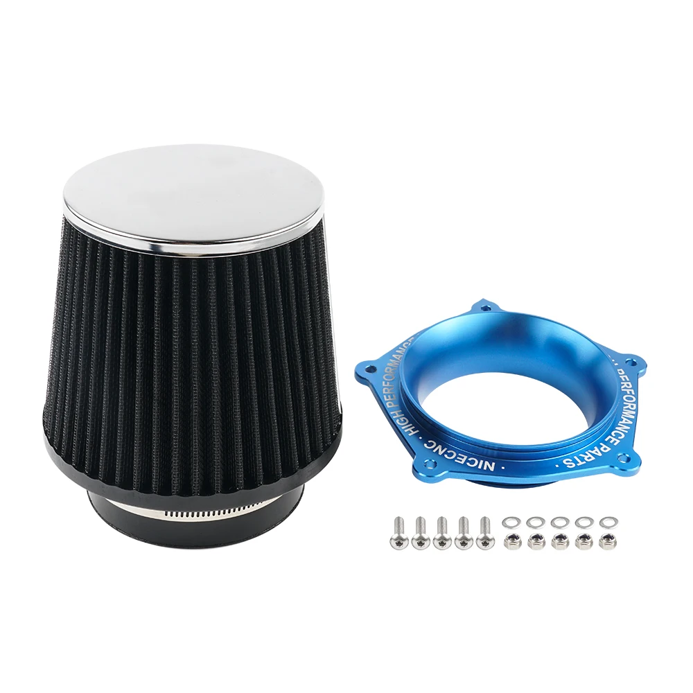 NICECNC For Yamaha YFZ450 YFZ450R CNC Aluminum Air Filter Cleaner Airbox Adapter For Yamaha YFZ 450R 450 YFZ ATV Accessories