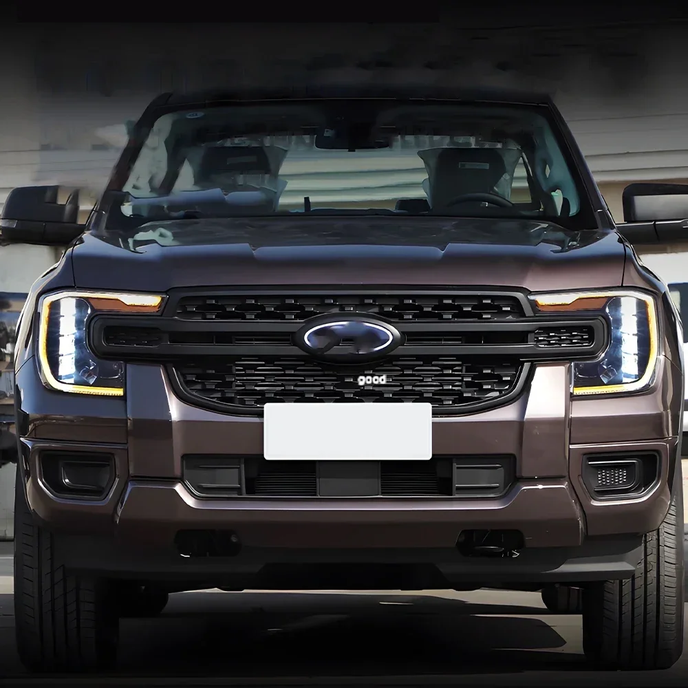 

Для Ford Ranger 2022-2024 светодиодные автомобильные фары в сборе, обновленный динамический DRL 4, инструмент для линз проектора, автомобильные передние фонари, аксессуары