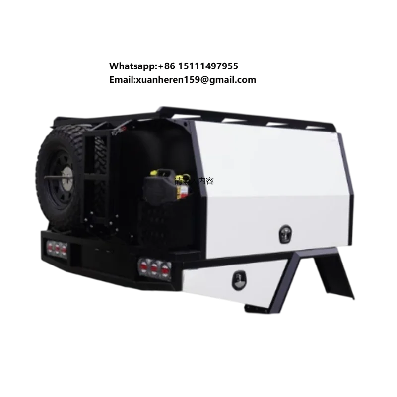 

4X4 Pickup Truck Hilux Ute Tray Canopies Toolbox in Aluminum Vehicle Camper Accessories