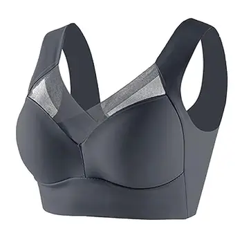 Houdingsbeha voor dames Draadloze ergonomische push-upcomfortbeha met rugsteun Ademende en antislipbeha's voor dames en meisjes