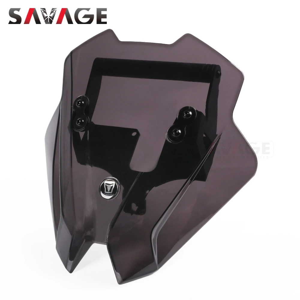 Z650 Z 650 Z-650 الزجاج الأمامي تصاعد قوس لكاواساكي Z650 ER650 2017-2020 الزجاج الأمامي حاجز الرياح حامل هاتف المفسد