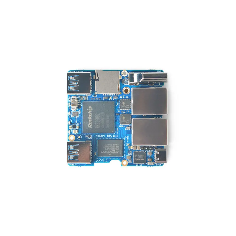 NanoPi R5C Rockchip RK3568B2 A55 Dual 2.5G Ethernet Port Support M.2 WiFi Module  Linux/Openwrt/Debian/Ubuntu