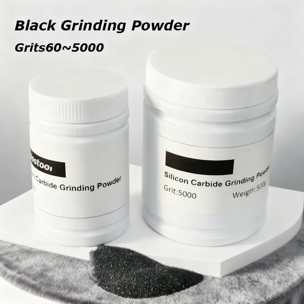 100g Black Carborundum Grinding Powder Grit60~3000 for Vibration Tumbler Machine Abrasive Tools Jadeite Jade Agate Polishing